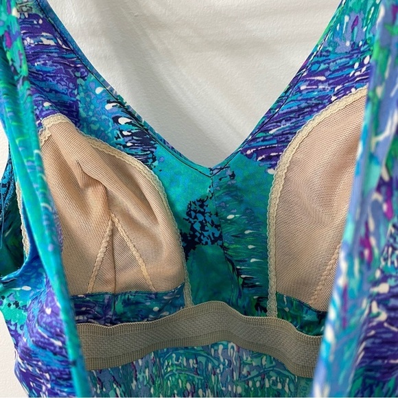 {XL} Vintage Maxine of Hollywood One Piece Romper Swimsuit - Picture 4 of 6
